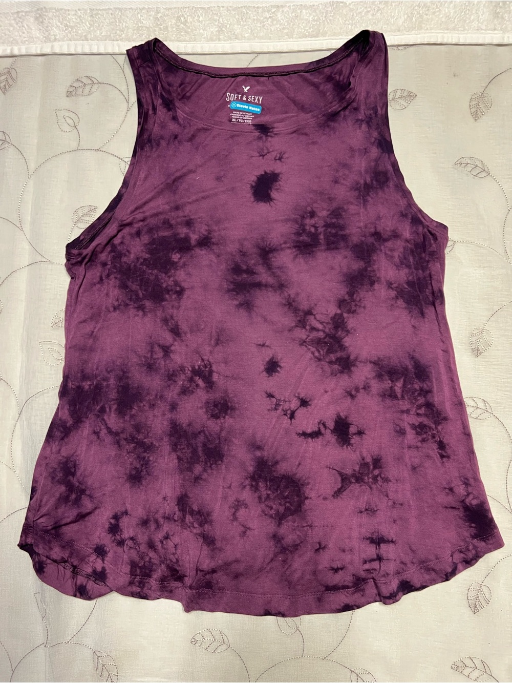 Purple Tie-Dye Women's Tank Top 52.5